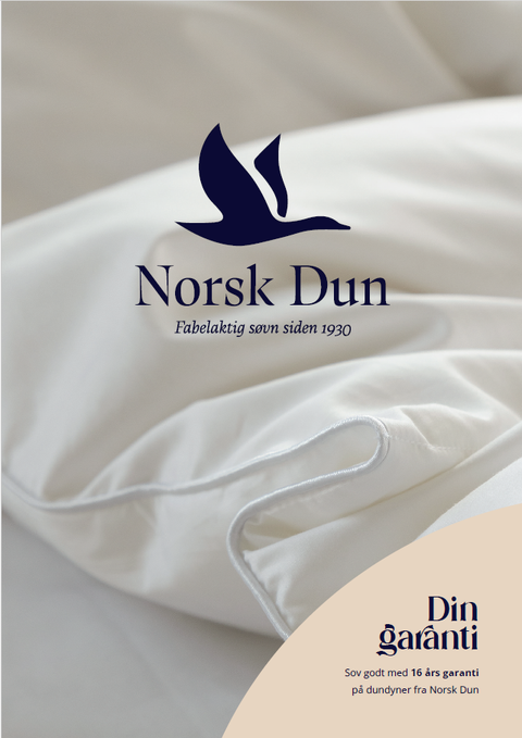 duntäcke och dunkuddar Norsk Dun